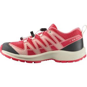 Salomon Unisex-Child Salomon Kids Xa Pro V8 Trail Running Shoes(Rouge Red/Almond Milk/Flamingo Pink)