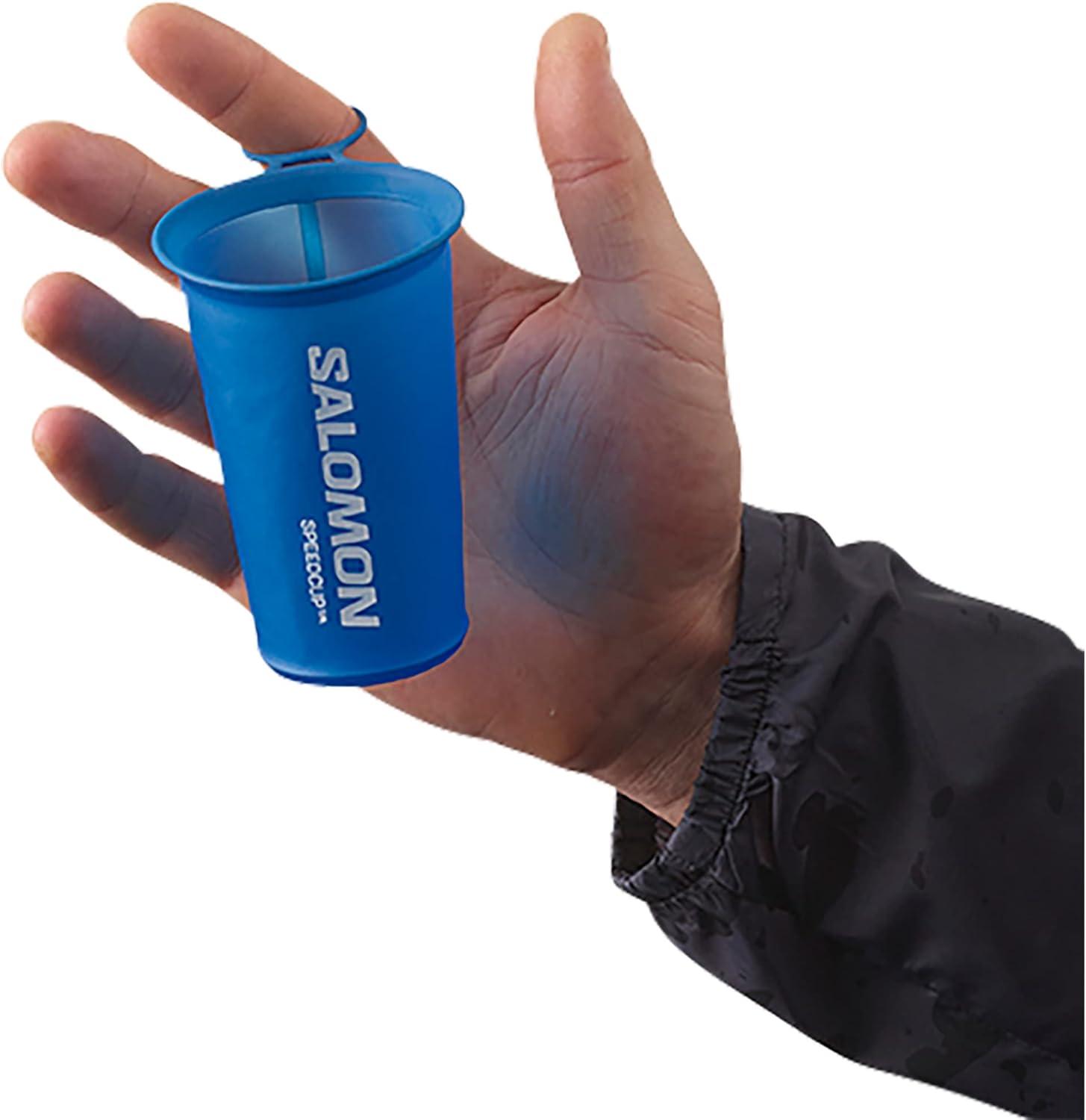 image:imageSalomon Soft Cup Speed 150ml 5oz Collapsible Race Cup Hydration Accessory Clear Blue