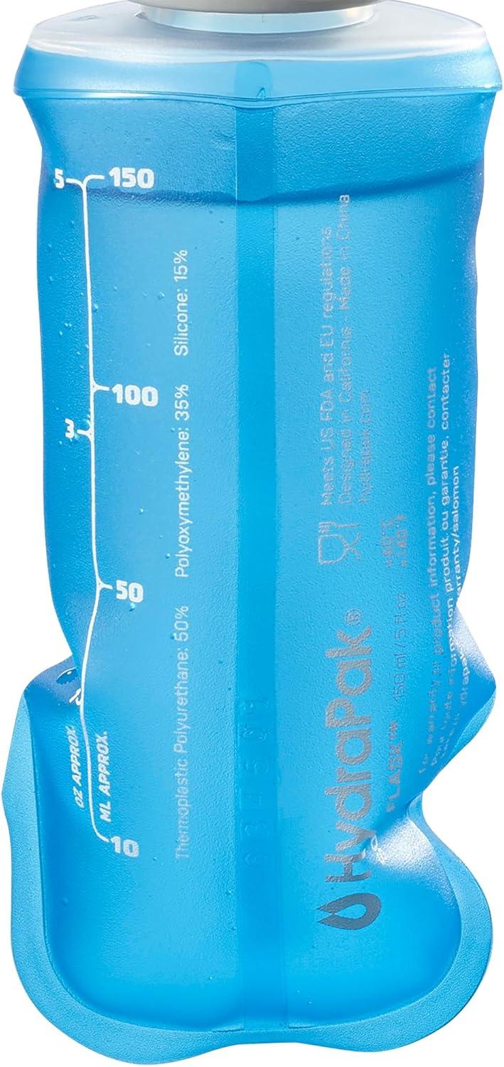 image:imageSalomon Soft Flask 150 ml 5 Ounce Hydration Accessory Clear Blue NS