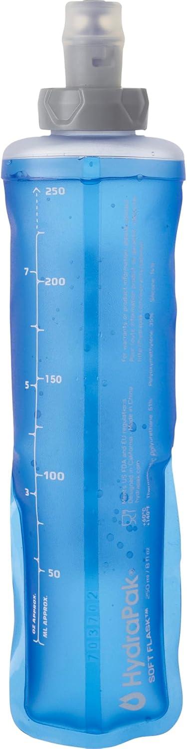 image:imageSalomon Soft Flask 250 ml 8 Ounce Hydration Accessory Clear Blue