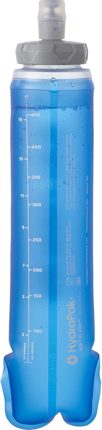 image:imageSalomon Soft Flask 500 ml 17 Ounce Hydration Accessory Clear Blue
