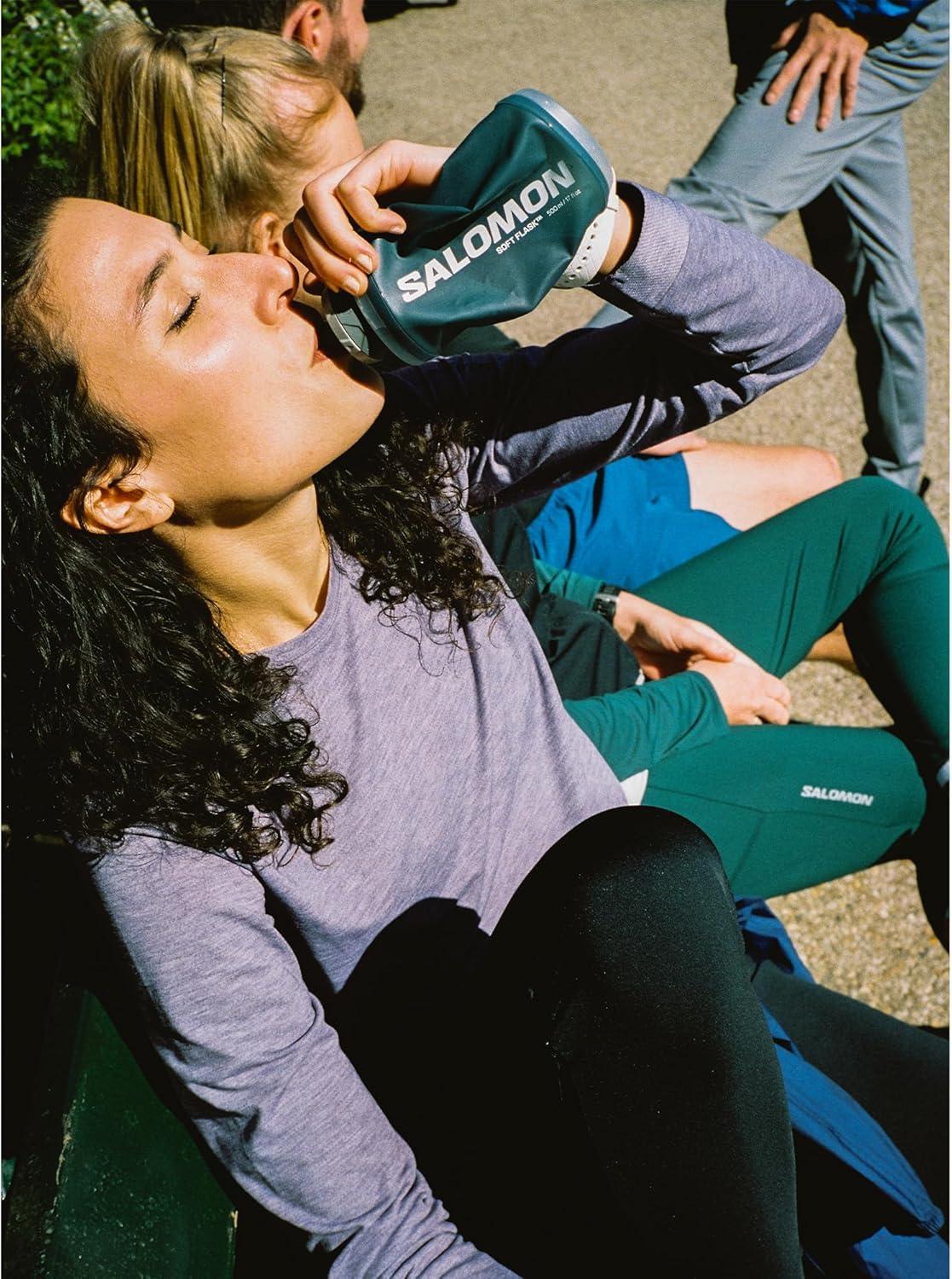 image:imageSalomon Unisex Active Bottle Belt Storage amp Hydration BeltLily Pad Laurel Wreath