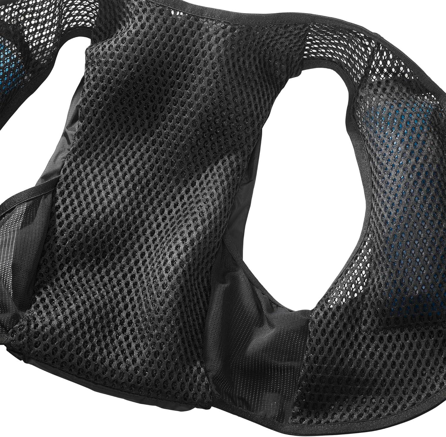 image:imageSalomon Unisex Active Skin 8 Hydration amp Storage Vest with 500ml Flasks IncludedBLACK METAL