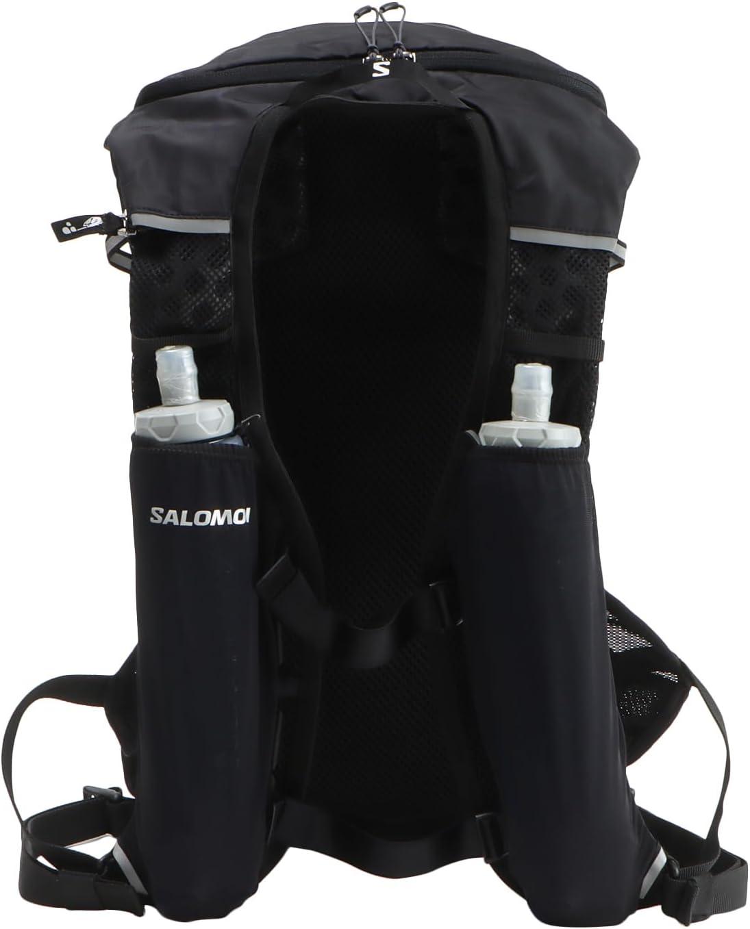 image:imageSalomon Unisex Agile 12 Set Hydration amp Storage Vest with 500ml Flasks IncludedBlack