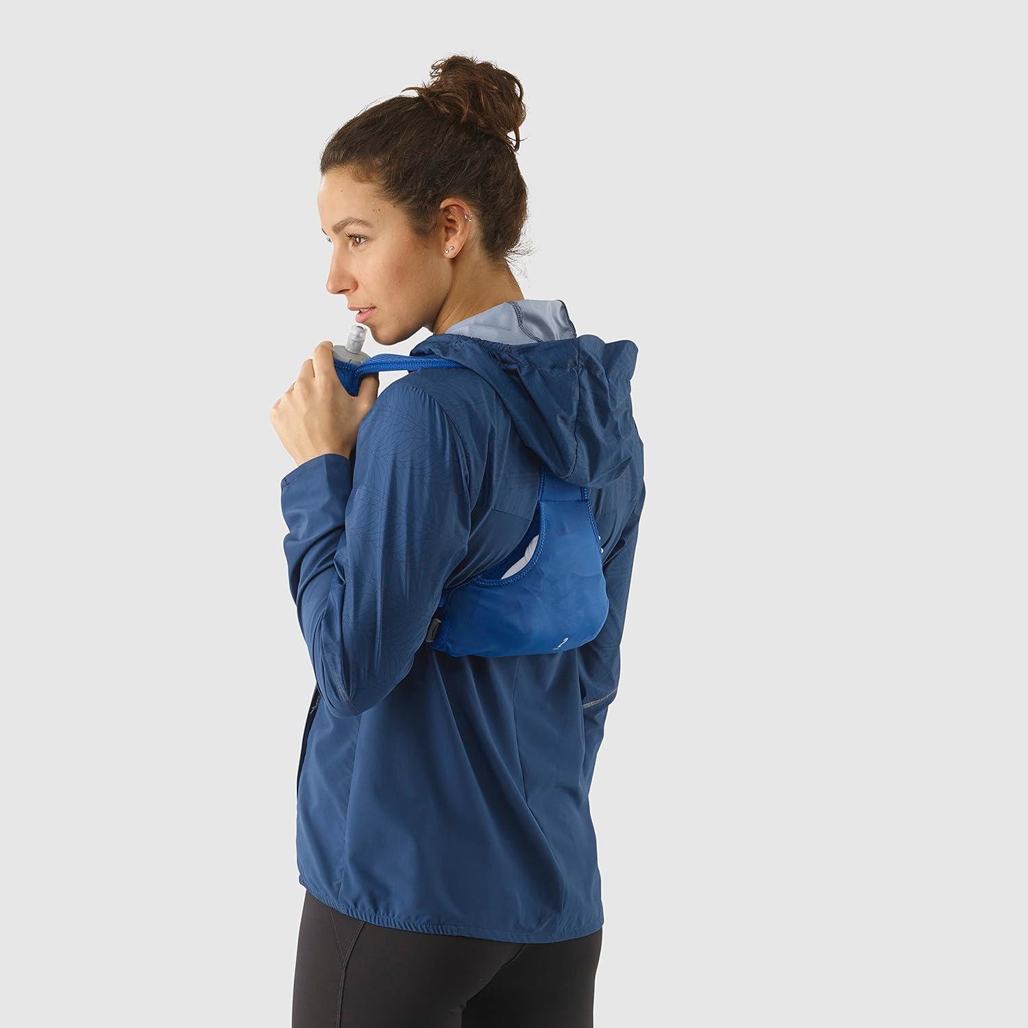 image:imageSalomon Unisex Agile 2 Set Hydration amp Storage Vest with 500ml Flasks IncludedNEBULAS BLUE