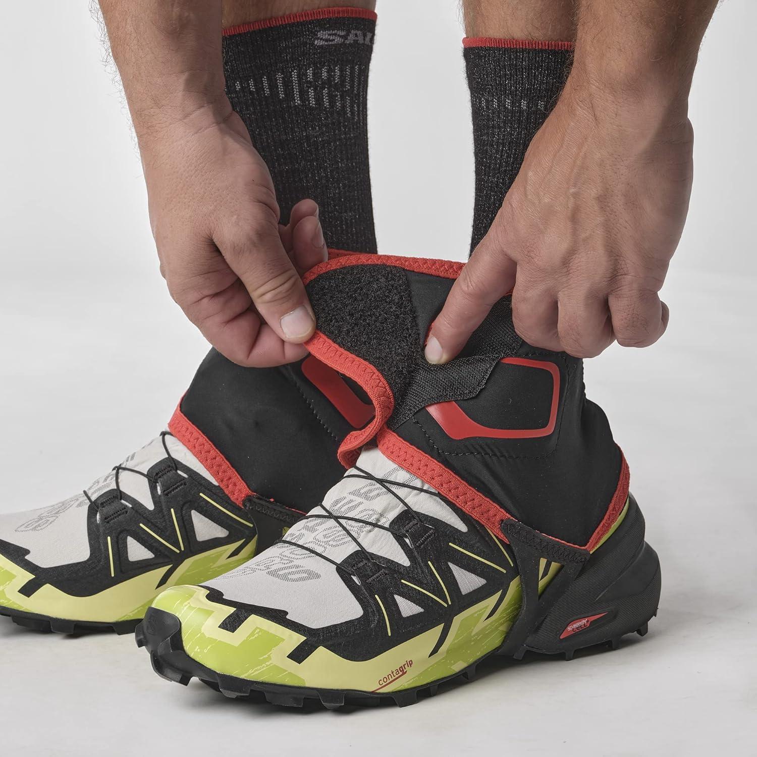 image:imageSalomon Unisex Trail Gaiters High Overshoe Gaiters for Trail Debris ProtectionBlack