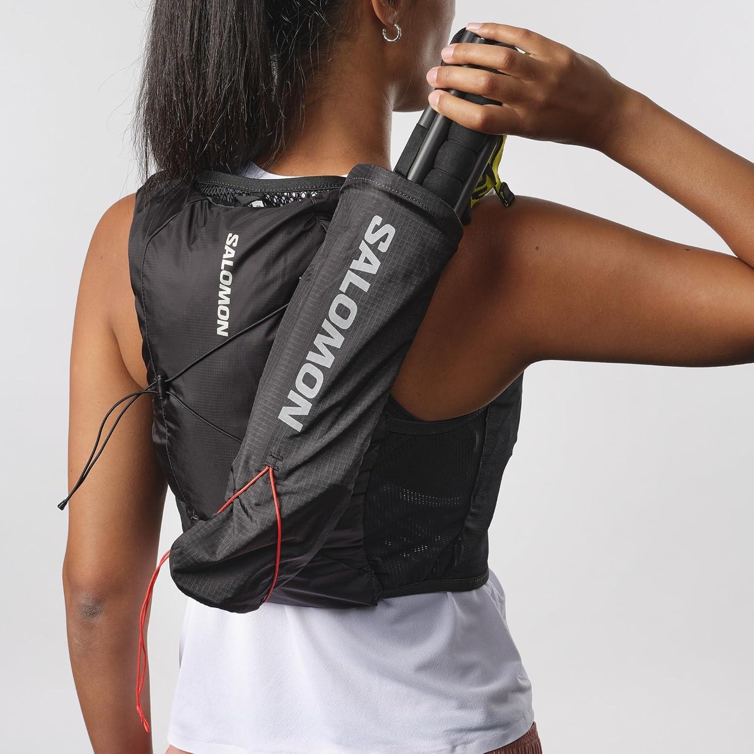 image:imageSalomon Womens Active Skin 4 Hydration amp Storage Vest with Dual 500ml Flasks Included for Hiking Running amp CyclingLarge