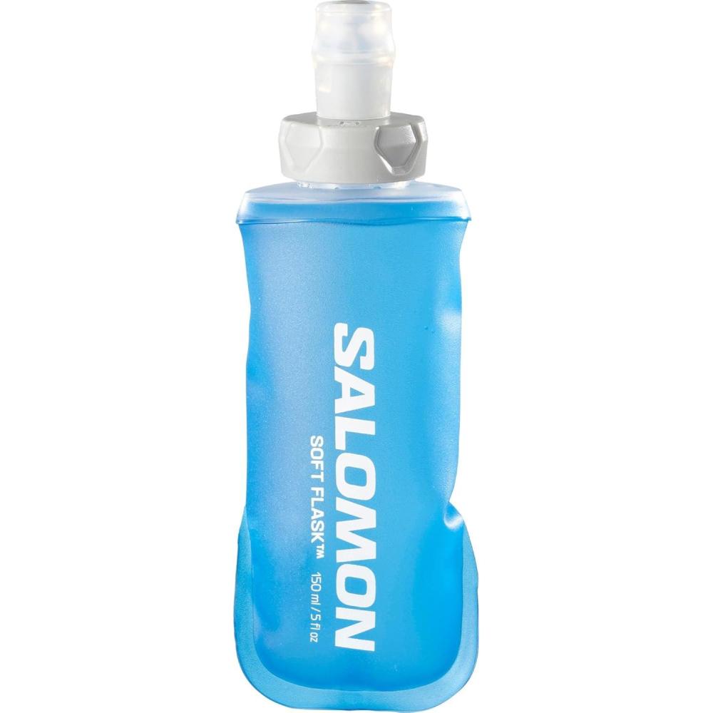 image:imageSalomon Soft Flask 150 ml 5 Ounce Hydration Accessory Clear Blue NS
