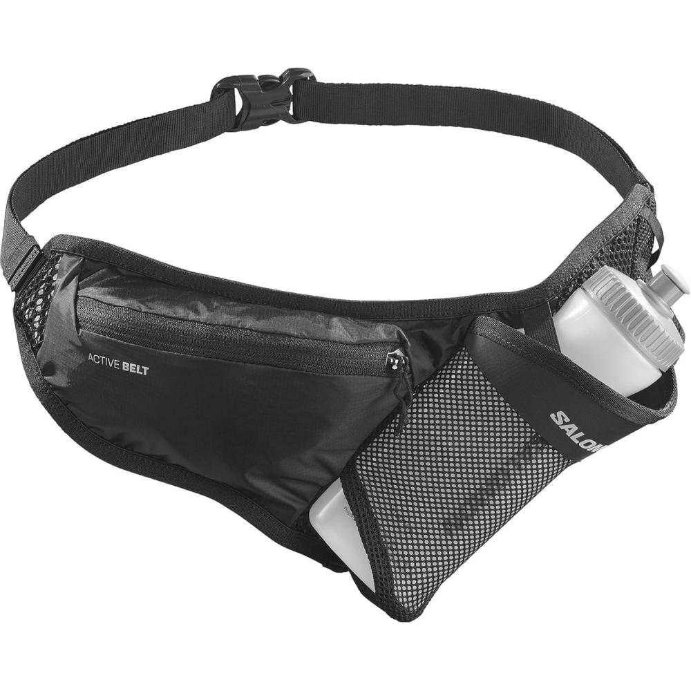 image:imageSalomon Unisex Active Bottle Belt Storage amp Hydration BeltBLACK