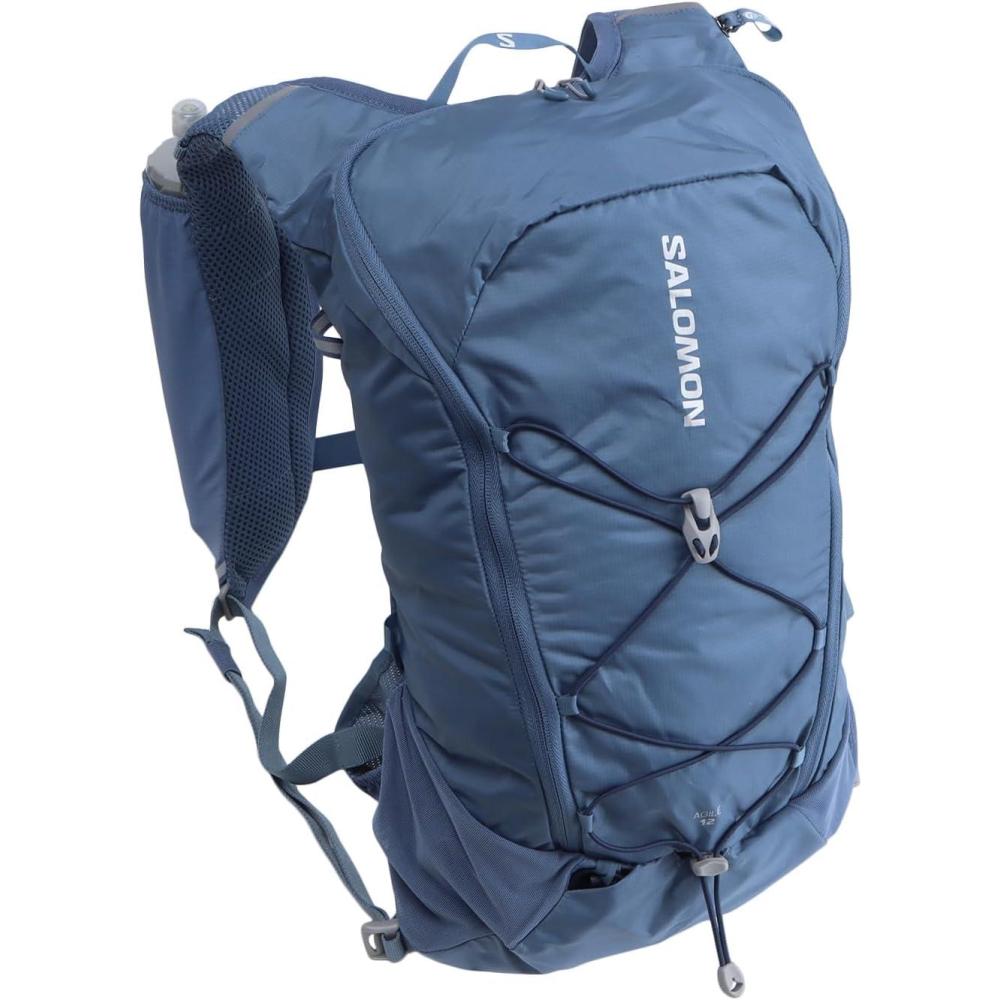 image:imageSalomon Unisex Agile 12 Set Hydration amp Storage Vest with 500ml Flasks IncludedCopen Blue DARK DENIM