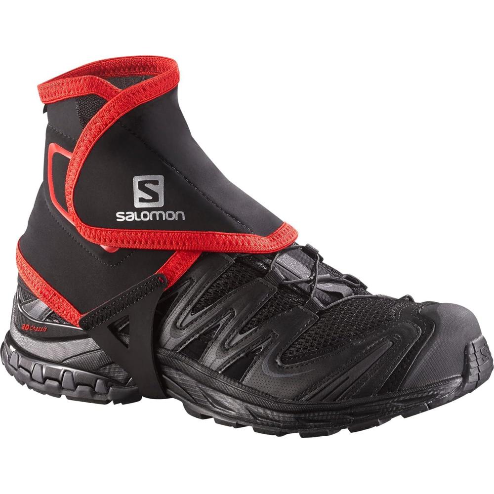 image:imageSalomon Unisex Trail Gaiters High Overshoe Gaiters for Trail Debris ProtectionBlack