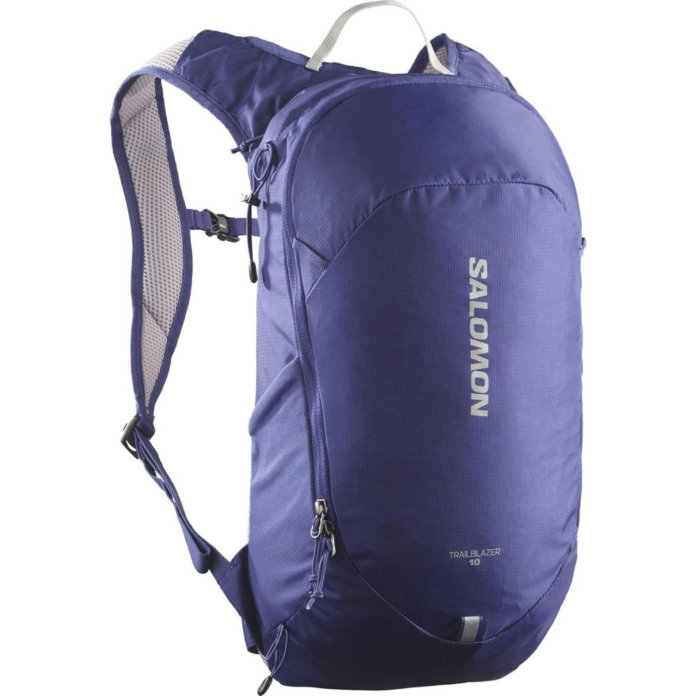 image:imageSalomon Unisex Trailblazer 10 Hiking amp Trekking Backpack 10LiterMazarine Blue Ghost Gray