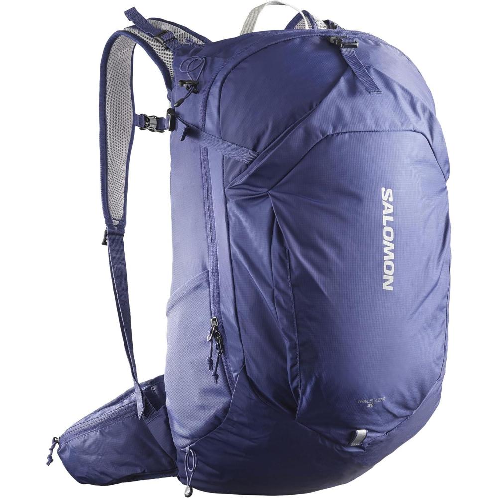 image:imageSalomon Unisex Trailblazer 30 Hiking amp Trekking Backpack 30Liter Mazarine BlueGhost GrayMazarine Blue Ghost Gray