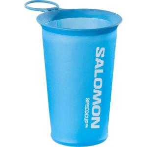 Salomon Soft Cup Speed 150ml / 5oz Collapsible Race Cup Hydration Accessory – Clear Blue