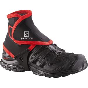 Salomon Unisex Trail Gaiters High, Overshoe Gaiters for Trail Debris Protection(Black)