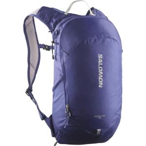 Salomon Unisex Trailblazer 10, Hiking & Trekking Backpack, 10-Liter(Mazarine Blue / Ghost Gray)