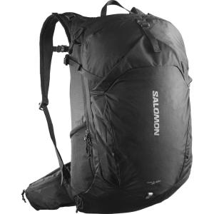 Salomon Unisex Trailblazer 30, Hiking & Trekking Backpack, 30-Liter – Mazarine Blue/Ghost Gray(Black / Alloy)