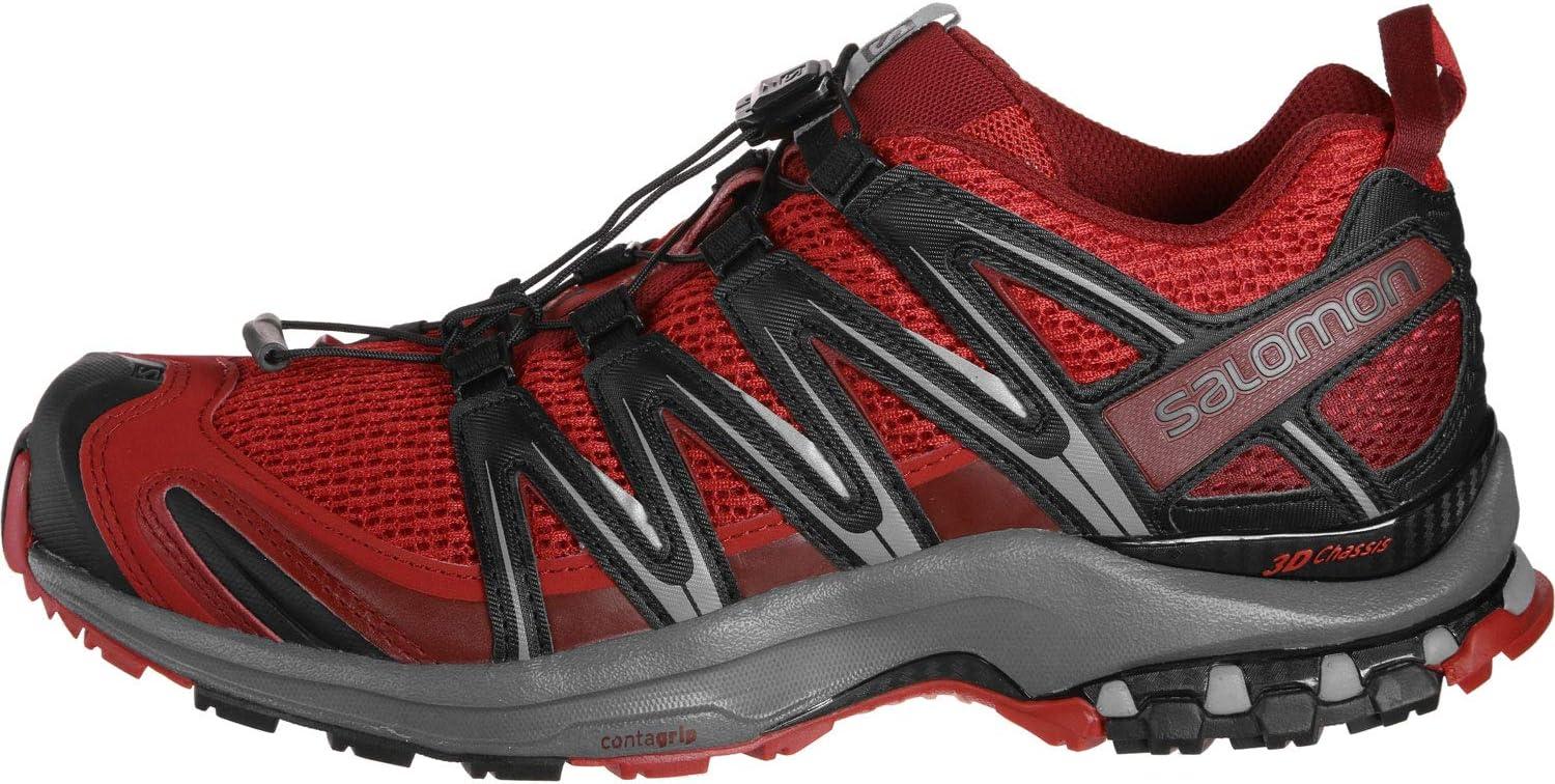 image:imageSalomon Mens XA PRO 3D Trail Running Shoes for MenBarbados Cherry Stormy Weather Blac