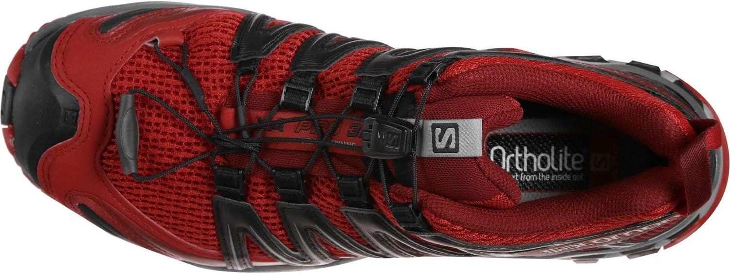 image:imageSalomon Mens XA PRO 3D Trail Running Shoes for MenBarbados Cherry Stormy Weather Blac