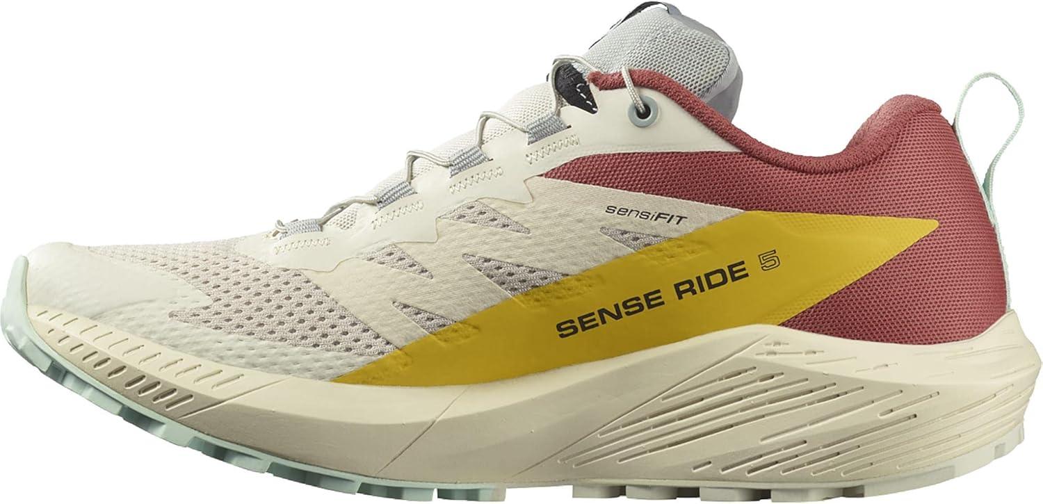 image:imageSalomon Womens Sense Ride 5Rainy Day Hot Sauce Freesia