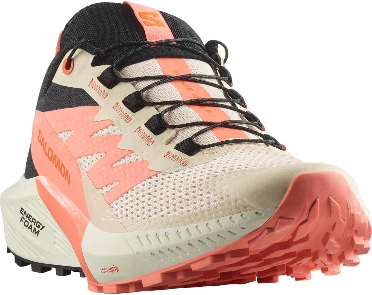 image:imageSalomon Womens Sense Ride 5Tender Peach Fusion Coral Black