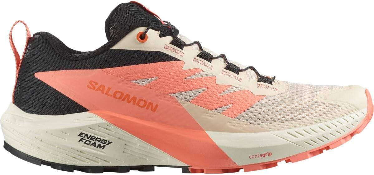 image:imageSalomon Womens Sense Ride 5Tender Peach Fusion Coral Black