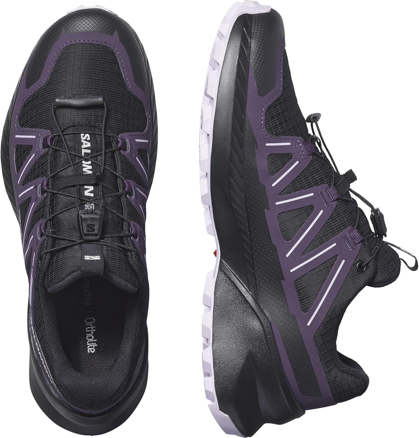 image:imageSalomon Womens Speedcross Peak ClimaSalomon Waterproof Trail Running ShoesBlackNightshadeOrchid Petal