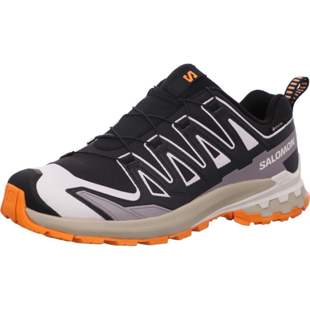 image:imageSalomon Mens XA PRO 3D Trail Running Shoes for MenBlackVanilla IceTurmeric