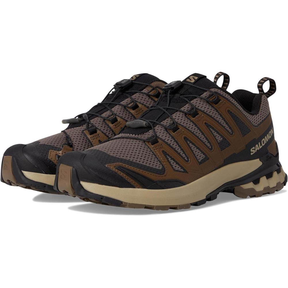 image:imageSalomon Mens XA PRO 3D Trail Running Shoes for MenFalconDesert TanBlack