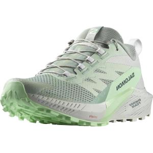 Salomon Womens Sense Ride 5(Lily Pad/Metal/Green Ash)
