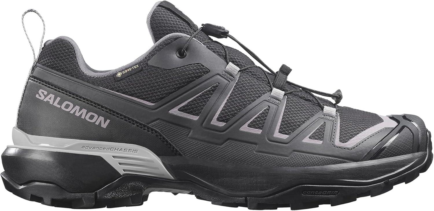 image:imageSalomon Mens X Ultra Flare GoreTex Hiking Shoe Lightweight Waterproof Comfort for Mixed Terrain amp Day HikesBlackAsphaltAlloy
