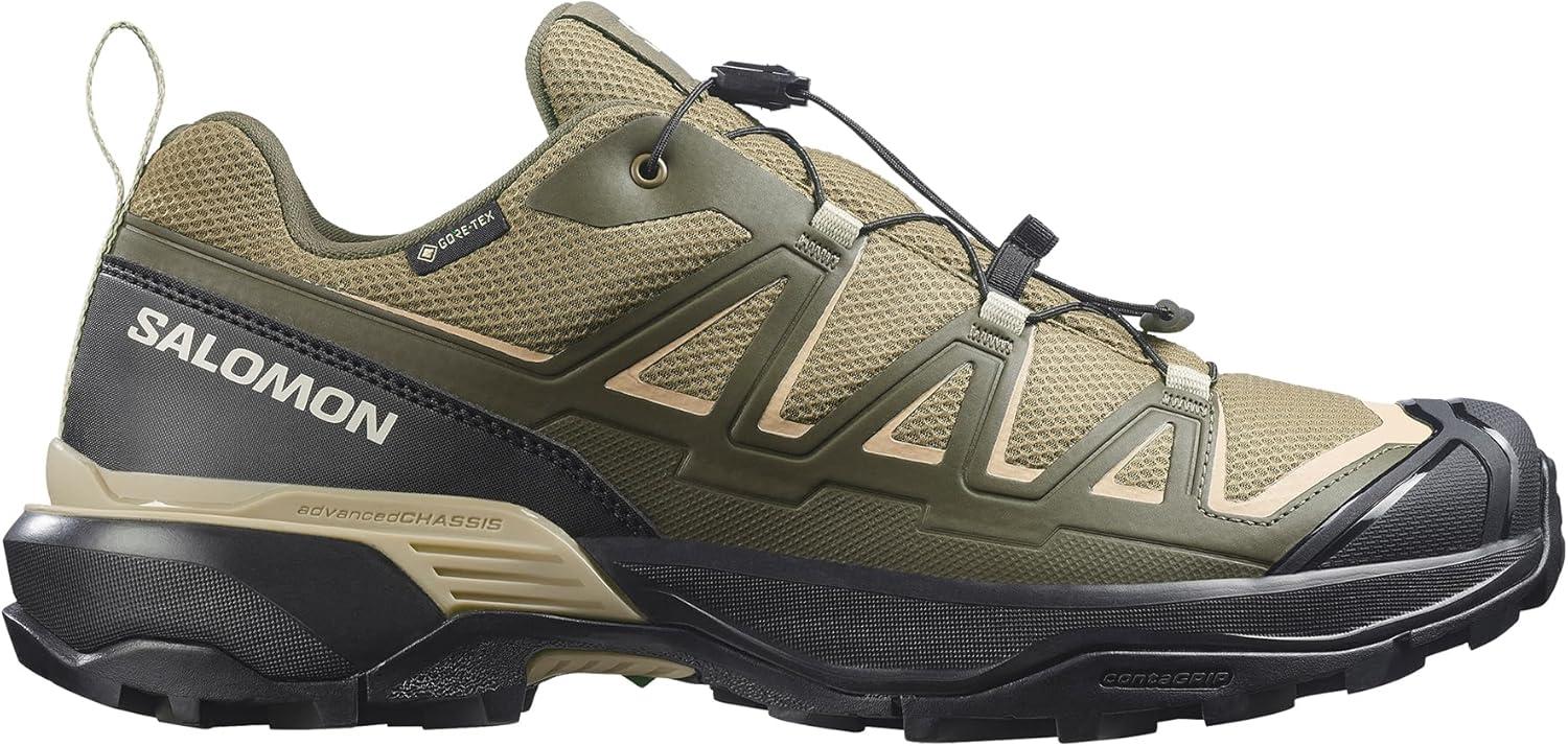 image:imageSalomon Mens X Ultra Flare GoreTex Hiking Shoe Lightweight Waterproof Comfort for Mixed Terrain amp Day HikesMartini OliveOlive NightEucalyptus