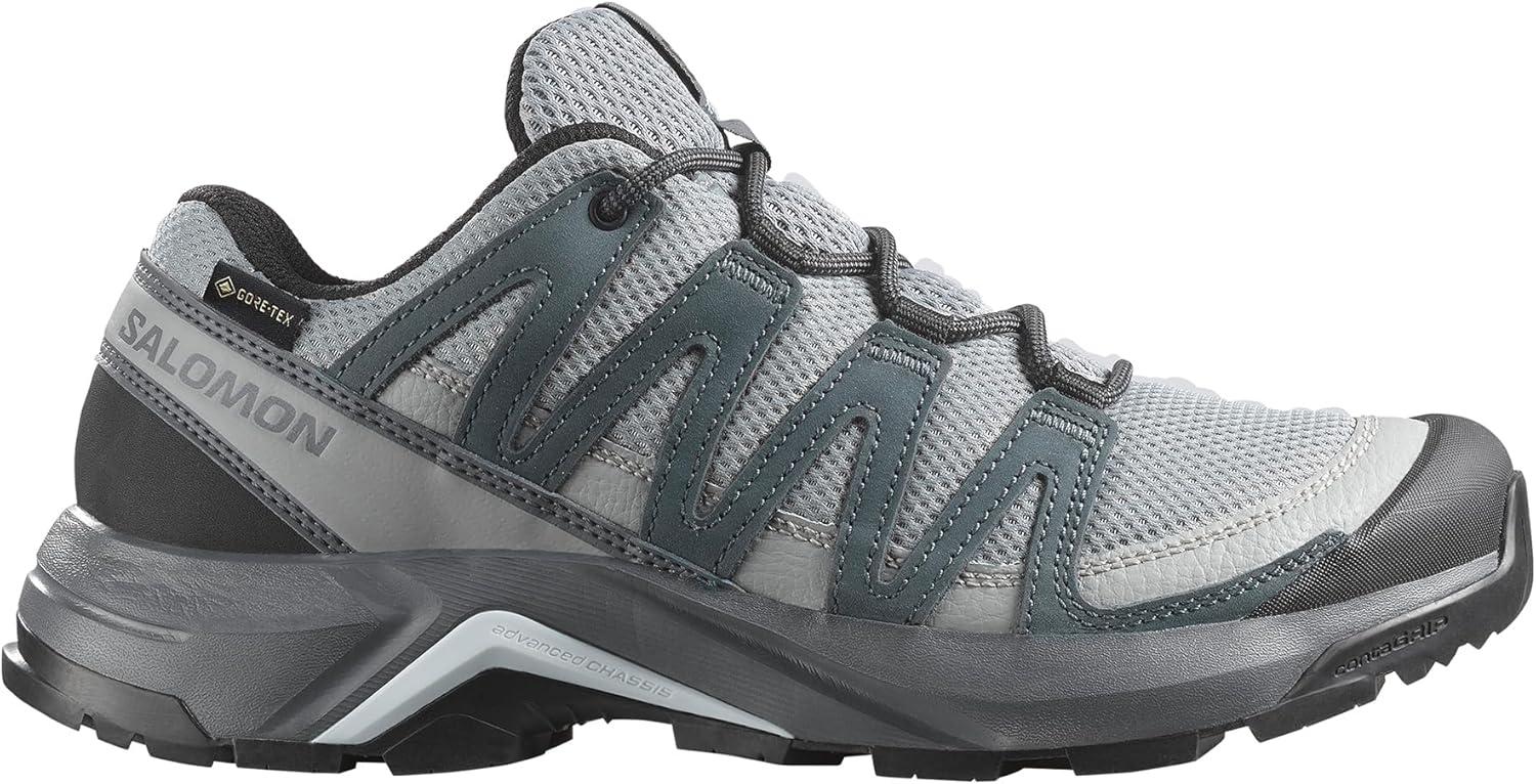 image:imageSalomon Womens XAdventure Recon GoreTex Waterproof Hiking ShoesMonumentTurbulenceBallad Blue