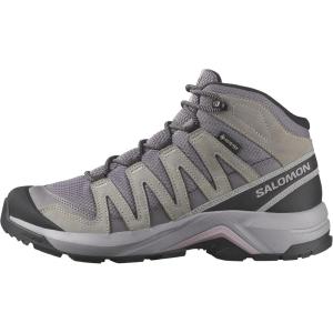 Salomon Women’s X-Adventure Recon Mid Gore-Tex Hiking Shoe, Waterproof Stability for Rugged Hiking Trails & All-Weather Trekking(Excalibur/Gull/Nirvana)