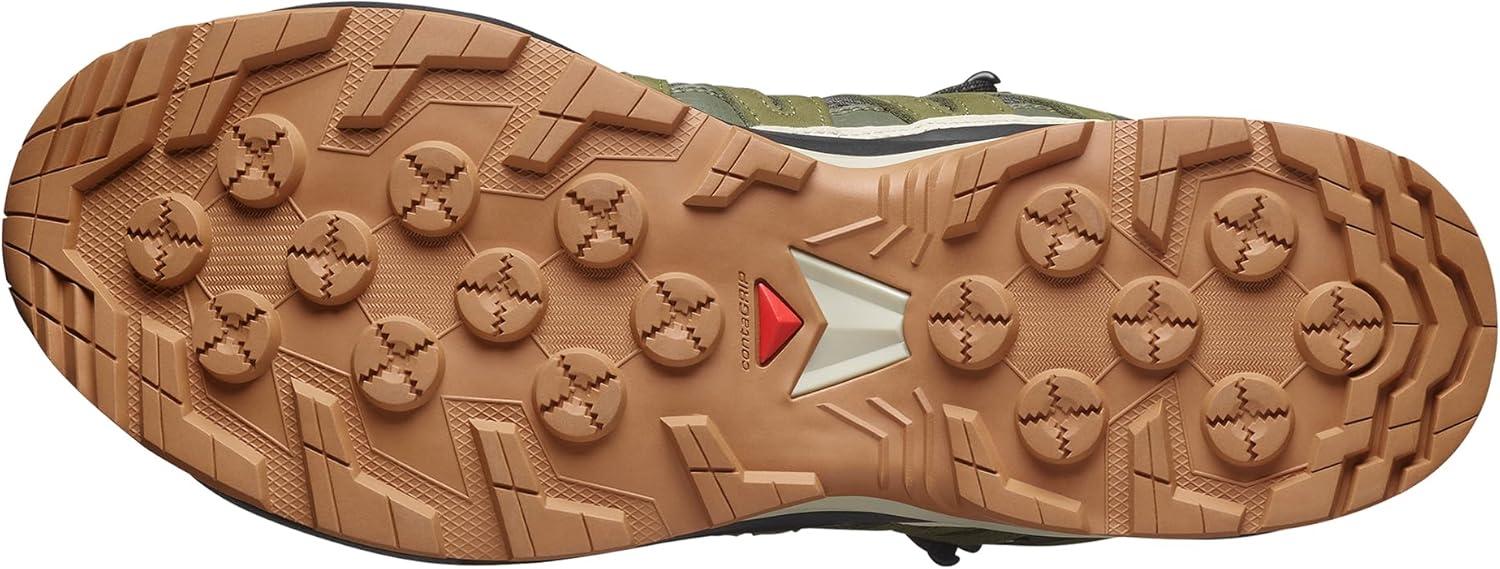 image:imageSalomon Mens XAdventure Recon Mid GoreTex Hiking Shoe Waterproof Stability for Rugged Hiking Trails amp AllWeather TrekkingPeatMartini OliveOxford Tan