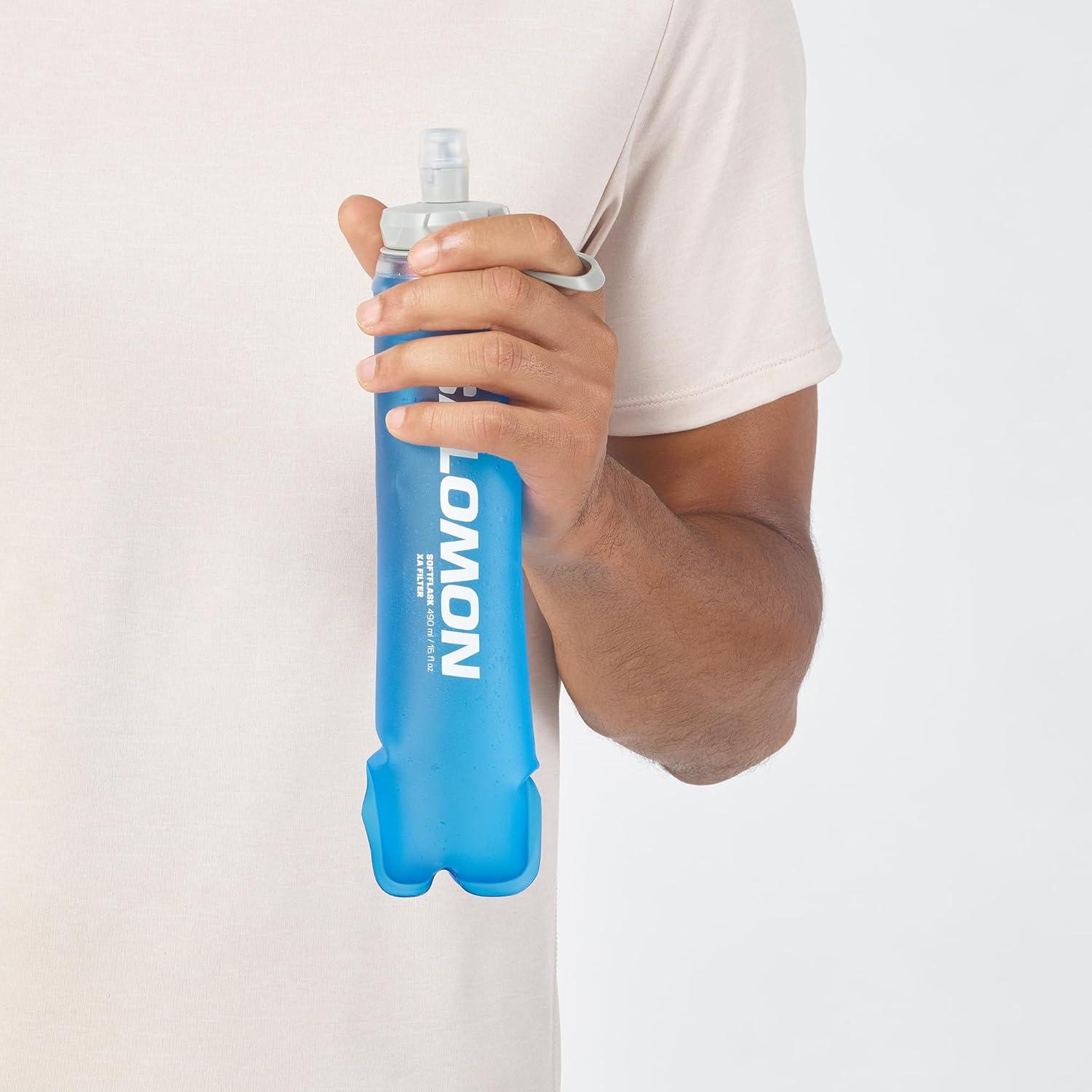 image:imageSalomon SOFT FLASK XA FILTER Running Hydration Accessories 490ml Clear Blue NS