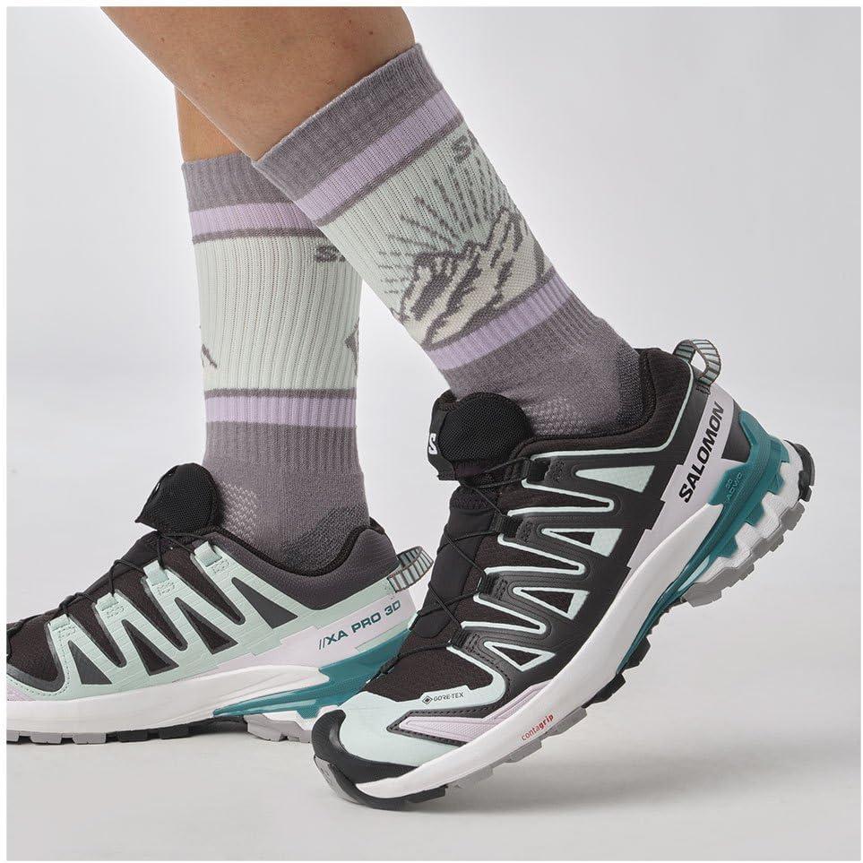 image:imageSalomon Womens XA Pro 3D Ultra GTX W Trail Running ShoeBlackBleached AquaHarbor Blue