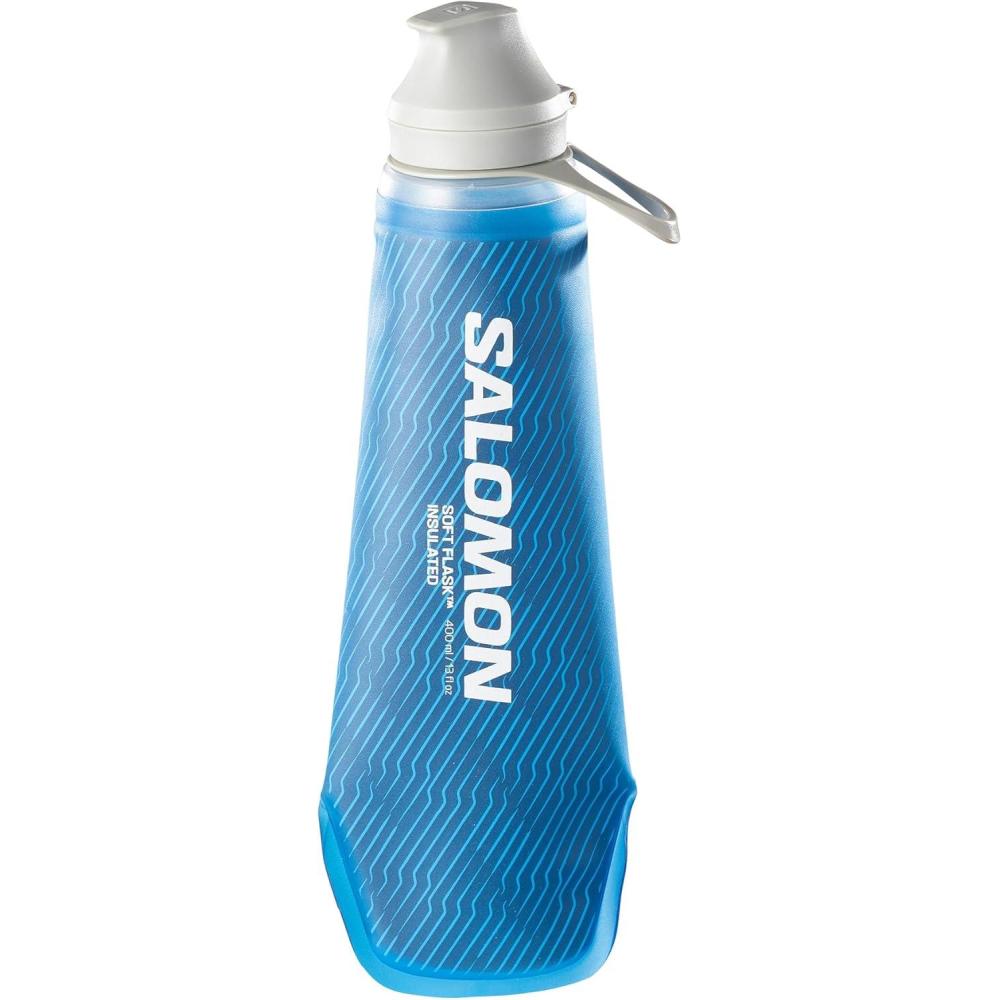 image:imageSalomon SOFT FLASK Running Hydration Accessories 400ml13oz INSULATED 42 Clear Blue NS